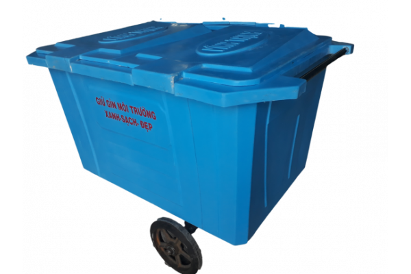 Thùng rác nhựa composite 660l