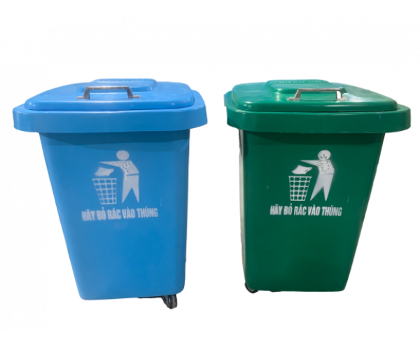 Thùng rác nhựa composite 60 lít